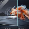 5 Gallon Fish Tank, Low Iron Rimless Glass Aquarium Starter Kits with Backpack Partitioned Filtration, No Installation Required Betta Fish Tank with Leveling Mat for Beginners and Enthusiasts